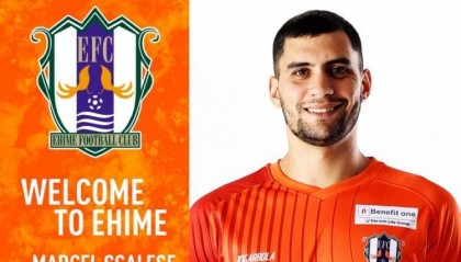 官方:前泰山外援马塞尔加盟J2球队爱媛FC,将身披3号球衣