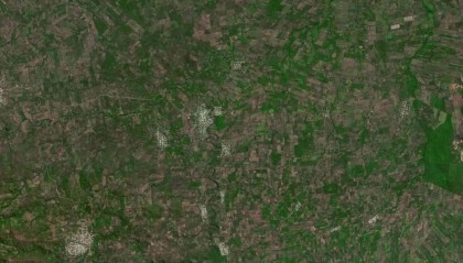 0.5米分辨率,前天发射的卫星传回130公里幅宽高清图