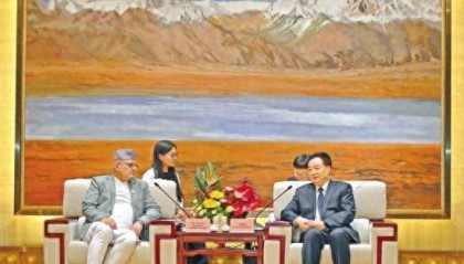 王君正会见尼泊尔甘达基省首席部长潘迪