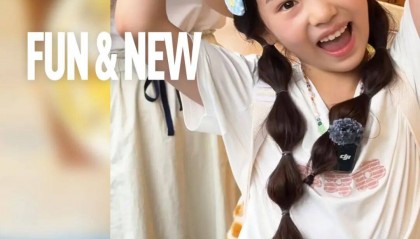 9岁小酒窝,大大方方成顶流